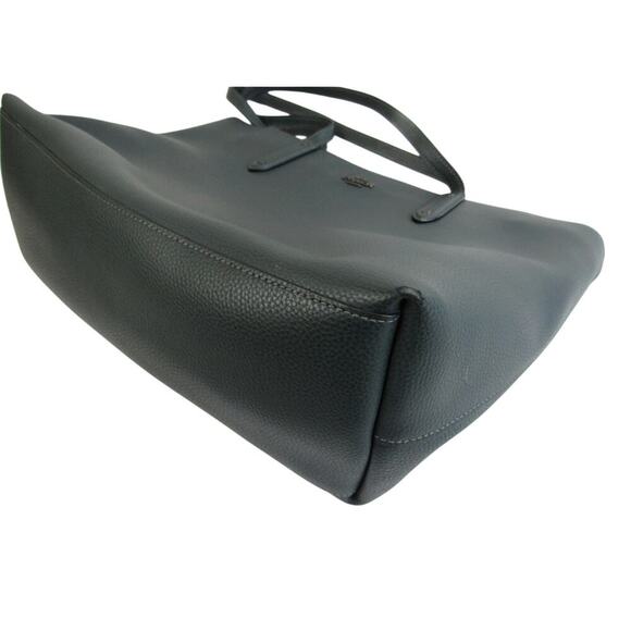 Coach Green Leather Tote Shoulder Shopper Bag - Picture 7 of 8